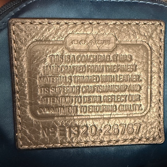 COACH Madison Needlepoint Black Tote Bag - Picture 12 of 13